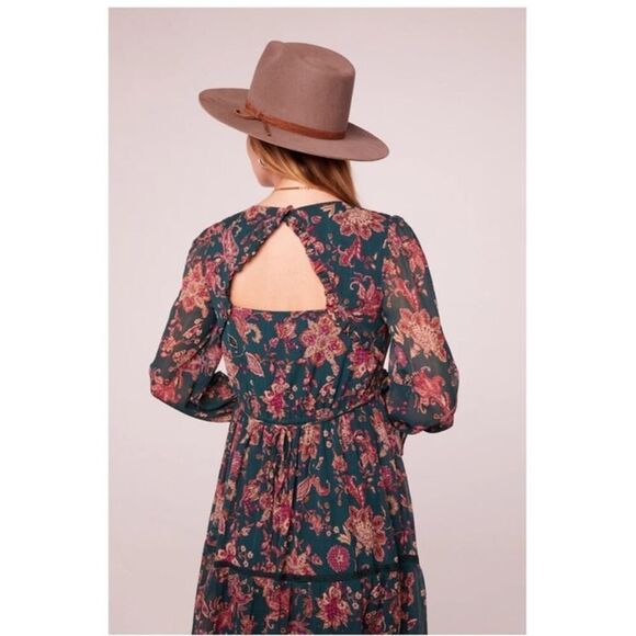 Band of Gypsies We The Free Wrap Dress Size Medium - Picture 4 of 14